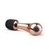 Kép 5/9 - Rosy Gold Wand Mini Curve - akkus, masszírozó vibrátor (rosegold) - 3