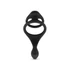 Kép 3/7 - Easytoys Pleasure Ring - rugalmas pénisz- és heregyűrű (fekete) - 3