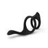 Kép 5/7 - Easytoys Pleasure Ring - rugalmas pénisz- és heregyűrű (fekete) - 5