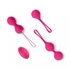 Kép 3/5 - Easytoys LoveBalls - vibrációs gésagolyó szett - 3 részes (pink) - 2