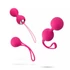 Kép 5/5 - Easytoys LoveBalls - vibrációs gésagolyó szett - 3 részes (pink) - 3