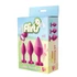 Kép 21/21 - Flirts anal training kit - anál dildó szett (3db) - pink - 11