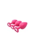 Kép 17/21 - Flirts anal training kit - anál dildó szett (3db) - pink - 9