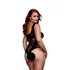 Kép 2/2 - BACI Plus Size - rafinált, necc body - fekete (XL-XXL) - 2