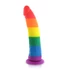 Kép 2/3 - Pride - Szilikon dildó (szivárvány) - 2