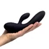 Kép 7/11 - FEELZTOYS Lea - akkus, vízálló két-motoros G-pont vibrátor (fekete) - 4