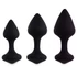 Kép 3/5 - FEELZTOYS Bibi - anál dildó szett - fekete (3 részes) - 2