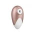 Kép 1/8 - Satisfyer Deluxe - akkus vízálló csiklóizgató (bézs-fehér)
