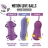 Kép 2/5 - FEELZTOYS Foxy - akkus, rádiós, vízálló vibrációs tojás (lila) - 2