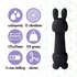 Kép 9/9 - FEELZTOYS Mister bunny - vízálló, mini masszírozó vibrátor szett (fekete) - 5