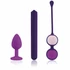 Kép 2/7 - Rianne Essentials First - vibrátor szett - lila (3 részes) - 2