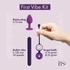 Kép 5/7 - Rianne Essentials First - vibrátor szett - lila (3 részes) - 5