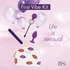 Kép 6/7 - Rianne Essentials First - vibrátor szett - lila (3 részes) - 6