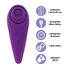 Kép 3/11 - FEELZTOYS Femmegasm - akkus, vízálló hüvelyi és csikló vibrátor (lila) - 2