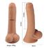 Kép 2/6 - Tracy's Dog Uncut Foreskin - herés fitymanátor dildó (21cm) - natúr - 2