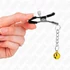 Kép 4/5 - KINK Gold Jingle Bell – ékszer mellbimbó csipesz 6 cm