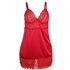 Kép 4/10 - SUBBLIME - SZATÉN BABYDOLL CSIPKÉVEL PIROS S/M