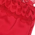 Kép 7/10 - SUBBLIME - SZATÉN BABYDOLL CSIPKÉVEL PIROS S/M