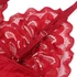 Kép 9/10 - SUBBLIME - SZATÉN BABYDOLL CSIPKÉVEL PIROS S/M