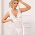 Kép 7/8 - SUBBLIME - BABYDOLL V-NYAKÚ CSIPKE FEHÉR S/M