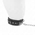 Kép 4/5 - KINK - PVC BŐR NYAKLÁNC ÖVVEL 105 CM STRASSZOS SZEGECS 41,5 X 4 CM
