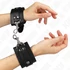 Kép 1/4 - KINK – állítható fekete csuklóbilincs 21-28 cm-ig