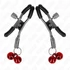 Kép 2/5 - KINK - DUPLA CSENGŐ MELLBIMBÓ BILINCS PIROS 6 CM
