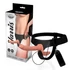 Kép 1/6 - Harness Attraction - vibráló páros vibrátor 18 cm - 3,5 cm