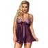 Kép 1/5 - SUBBLIME - csillogó részletek kislány babydoll, lila S/M
