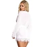 Kép 3/5 - SUBBLIME BABYDOLL - FEHÉR HOSSZÚ UJJÚ ÉS ROJTOS S/M