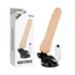 Kép 2/6 - BASECOCK - VALÓSÁGHŰ VIBRÁTOR TÁVIRÁNYÍTÓVAL NATÚR 19,5 CM