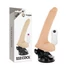 Kép 2/7 - BASECOCK - VALÓSÁGHŰ, CSUKLÓS TÁVIRÁNYÍTÓS VIBRÁTOR NATÚR 18,5 CM