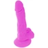 Kép 4/7 - DIVERSIA - RUGALMAS VIBRÁLÓ VIBRÁCIÓS DILDÓ 18 CM - LILA