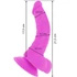 Kép 2/7 - DIVERSIA - RUGALMAS VIBRÁLÓ DILDÓ 21,5 CM - LILA