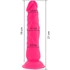 Kép 2/7 - DIVERSIA - RUGALMAS VIBRÁLÓ VIBRÁCIÓS DILDÓ 21 CM - RÓZSASZÍN
