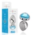 Kép 1/6 - INTENSE - prémium kék szív anal plug, fém, L-es méret