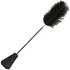 Kép 1/3 - DARKNESS – feketefehér toll ostor 56 cm 