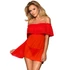 Kép 3/5 - SUBBLIME DRESSES - RÖVID RUHA + TANGA PIROS S/M
