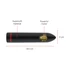 Kép 4/8 - ONINDER - BERLIN BULLET VIBRÁTOR FEKETE 9 MÓD 8.5 X 2 CM - INGYENES ALKALMAZÁS