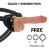 Kép 1/10 - Cyber Silicock – folyékony szilikon strap-on 3 gyűrűvel
