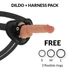 Kép 1/10 - CYBER SILICOCK – 15,5 cm-es strap-on pénisz 3 gyűrűvel