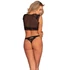 Kép 2/6 - LIVCO CORSETTI SETS - TIMOSAN LC 90631 MELLTARTÓ + BUGYI FEKETE