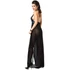 Kép 2/2 - CHILIROSE - CR 3856 BABYDOLL HOSSZÚ KÉK-FEKETE S/M