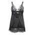 Kép 6/10 - SUBBLIME - BABYDOLL VIRÁGMINTÁS MELLKASSAL FEKETE S/M