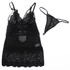 Kép 6/10 - SUBBLIME - BABYDOLL ÁLLÍTHATÓ CSIPKEPÁNTOKKAL FEKETE S/M