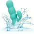 Kép 8/10 - CALEXOTICS - DIVA VIBRÁTOR CSIKLÓKARRAL AQUA ZÖLD
