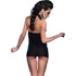Kép 3/3 - CHILIROSE - CR 3859 BABYDOLL ÉS TANGA FEKETE/KÉK S/M