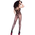 Kép 2/3 - CHILIROSE - CR 4233 BODYSTOCKING ÁGYÉK NÉLKÜLI FEKETE S/M