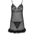 Kép 3/5 - LIVCO CORSETTI FASHION - ZERUNAM SZETT BABYDOLL + FEKETE TANGA