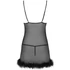 Kép 4/5 - LIVCO CORSETTI FASHION - ZERUNAM SZETT BABYDOLL + FEKETE TANGA